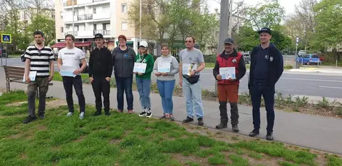 Examen Mantrailing - 22 apr. Debrecen, Ungaria