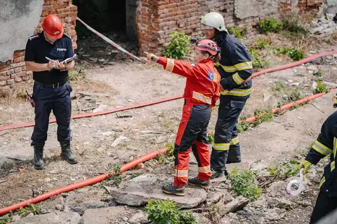 Exercițiu cutremur - ISU BH - Oradea