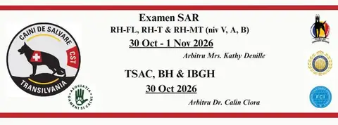 Examen SAR și examene TSAC, BH, IBGH