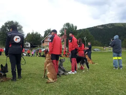 International rescue-dog exam – Donovaly, Slovakia (August 2012)