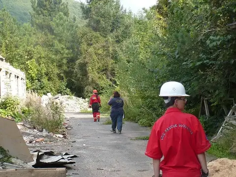 International rescue-dog exam – Donovaly, Slovakia (August 2012)