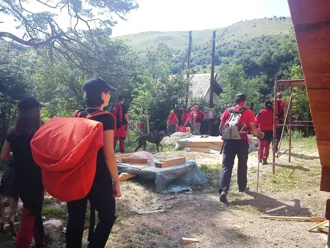 Exercițiu de salvare în Rezervația Naturală Cheile Turzii