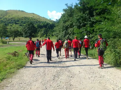 Exercițiu de salvare în Rezervația Naturală Cheile Turzii