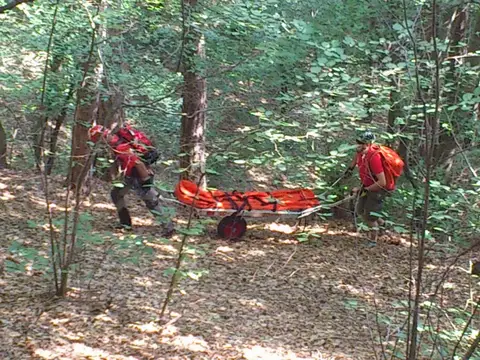 Exercițiu de salvare în Rezervația Naturală Cheile Turzii